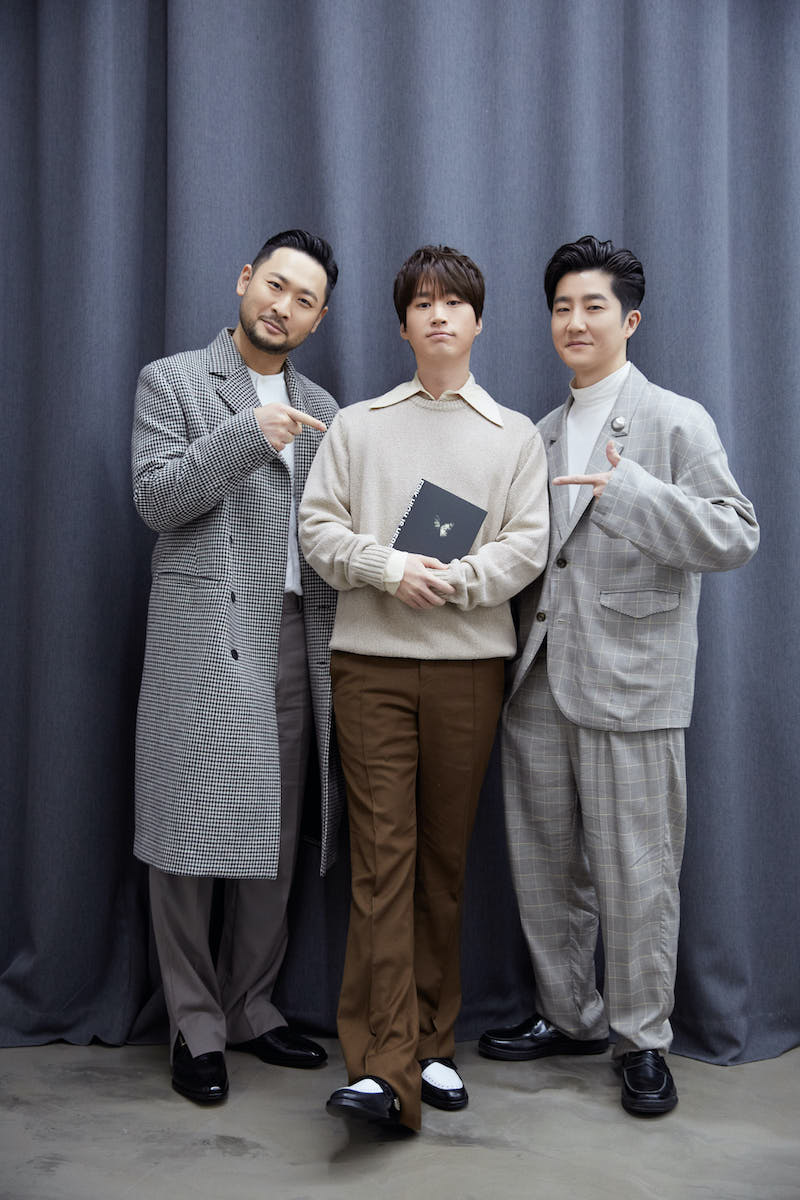 18일 에픽하이 정규 10집 '에픽하이 이즈 히어 상' 발매 기념 온라인 기자간담회에 참석한 멤버 미쓰라, 타블로, 투컷. 2021.1.18.